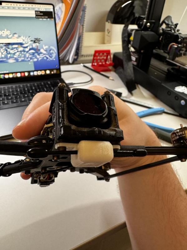 Radiomaster 2.4Ghz T Antenna TPU mount for Flywoo Explorer LR4