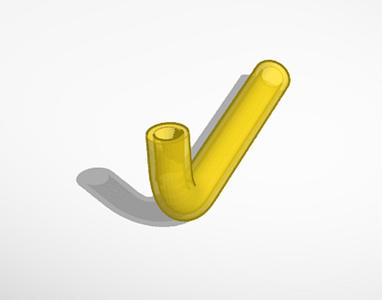 L shaped thread bar for thread winder