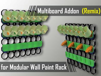Multiboard adapter for Modular Paint Rack Holders