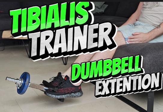 Tibialis trainer dumbbell extention