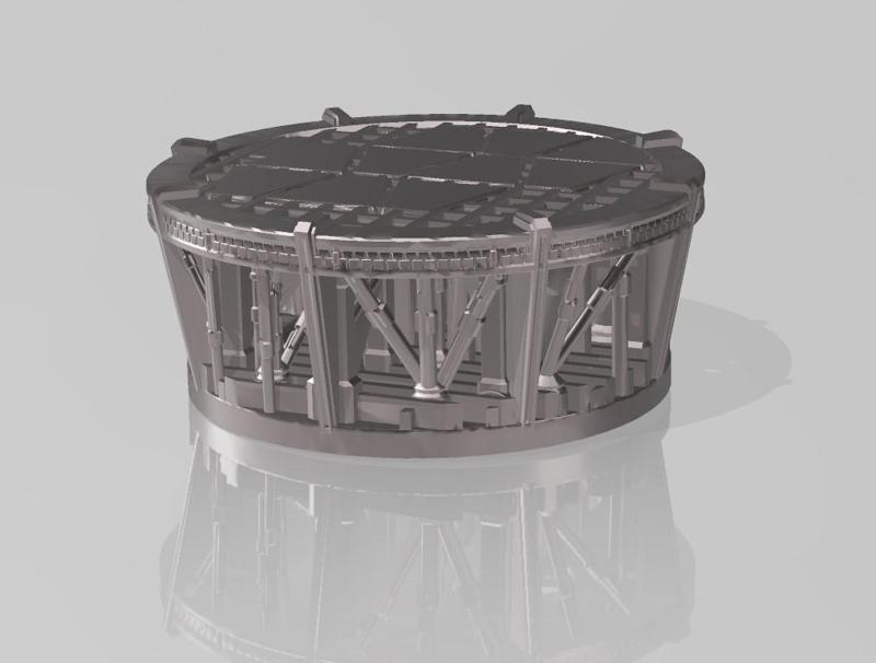 50mm Base - Sci-fi Space Platform