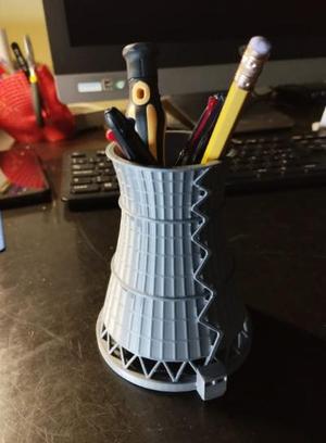 Cooling Tower Pencil Case