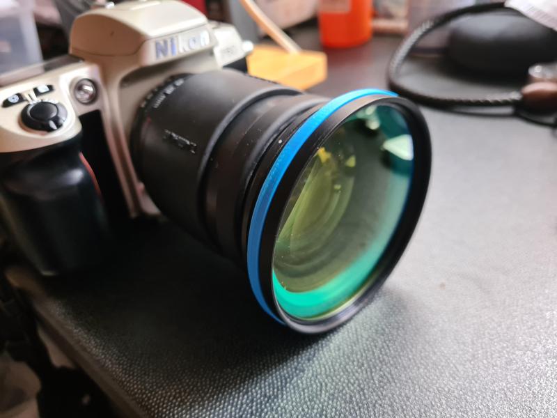 Lense filter adapter 72mm to 82mm