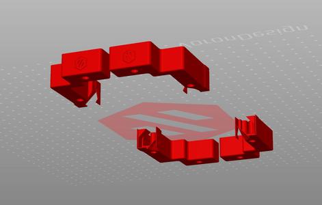 VORON 2.4 Top Corner Cable Hide and 45° LED Mount