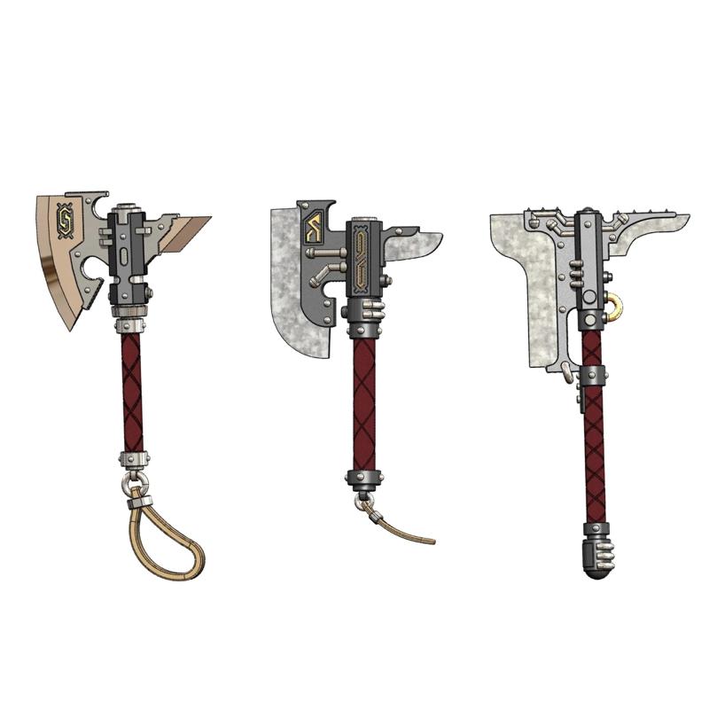 All three axes PACK from League of Votann