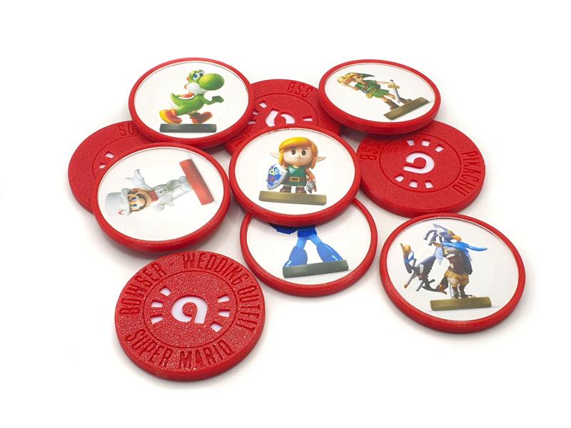 Unique Amiibo Coins - Over 50 Designs and Growing!