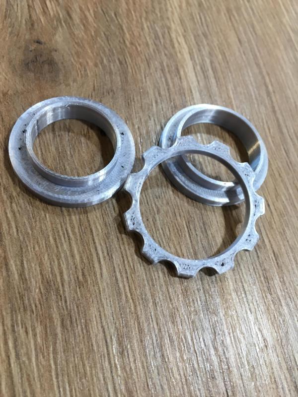 bague avec anneau central tournant