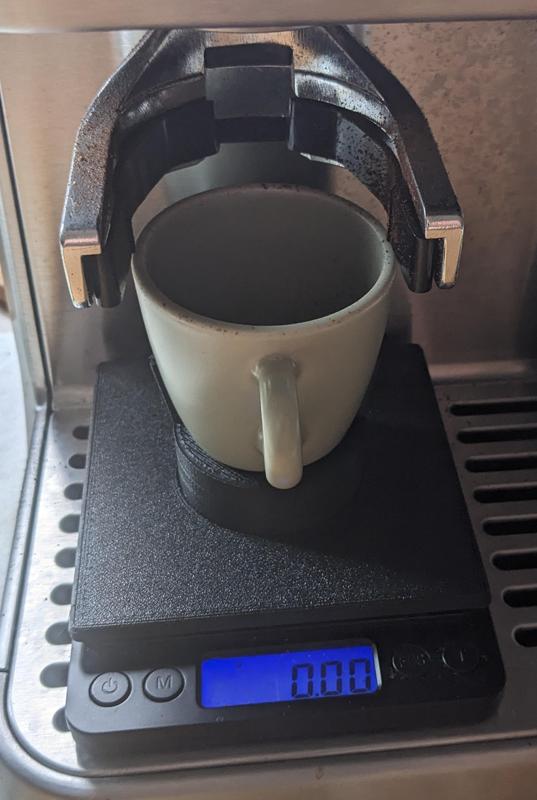 coffee ground cup raiser for 100 mm scale