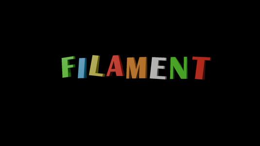 F I L A M E N T (letters)
