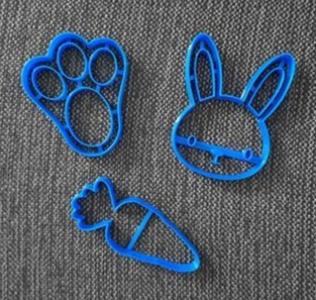 Rabbit Carrot & Footprint Cookie Cutter