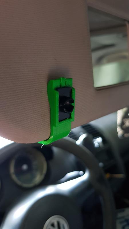 Pioneer microphone car visor clip