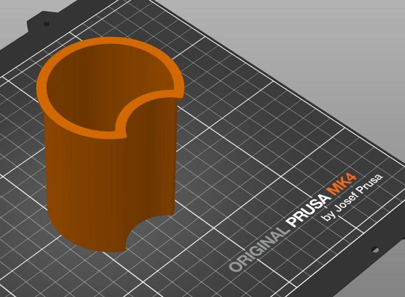 Desk hole pen holder