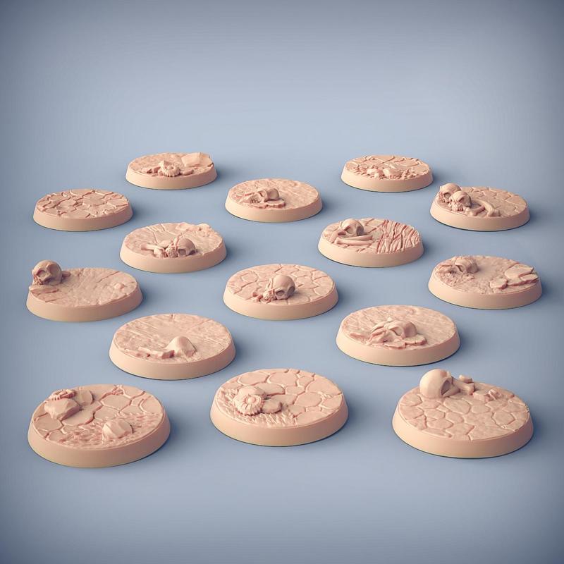 15 25mm AMAZONS Bases - Free Bundle