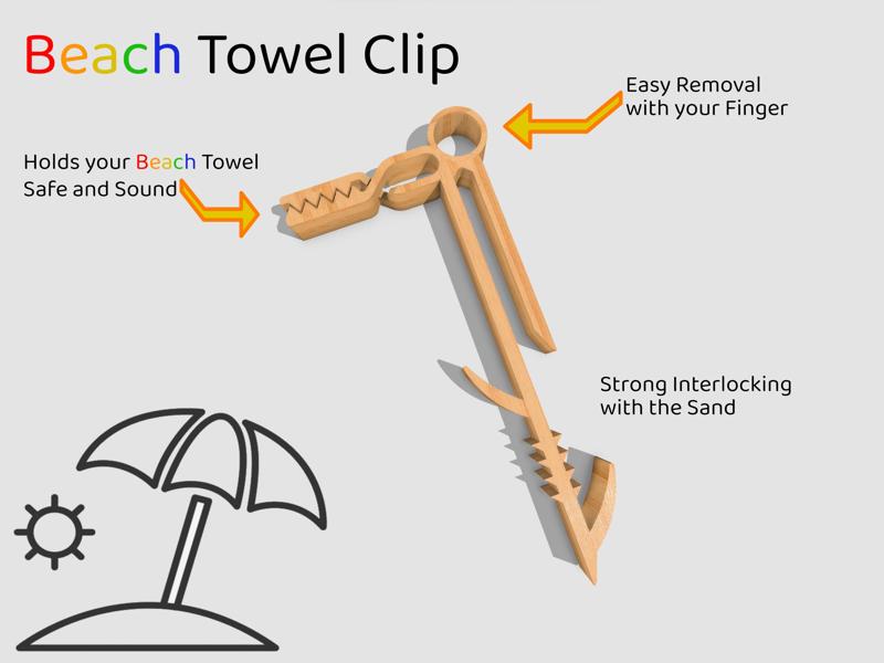 Beach Towel Clip