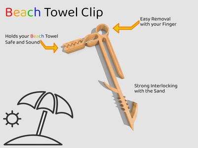 Beach Towel Clip