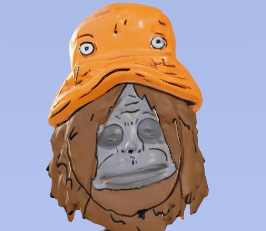 sassy the sasquatch keychain