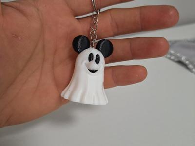 Halloween Mickey Mouse Ghost Keychain - Disney