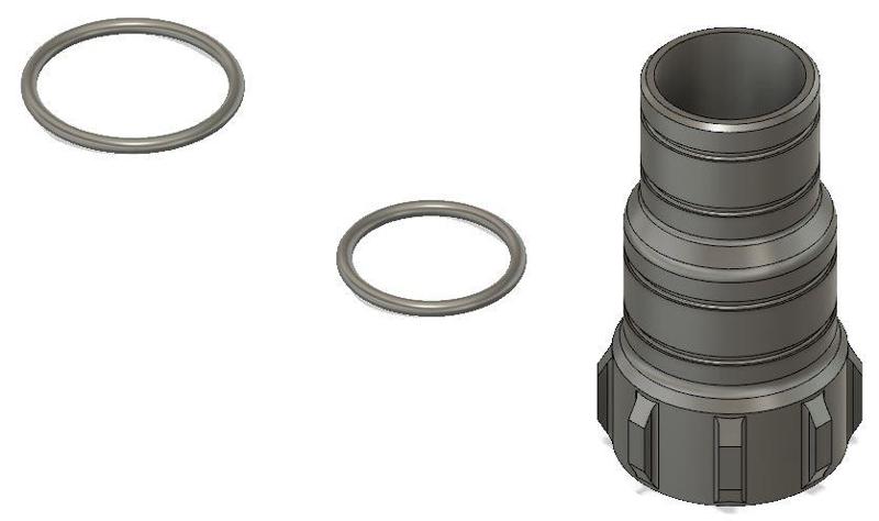 Pool Heizung Adapter / pool heating adaptor 1" - D32mm / D38mm