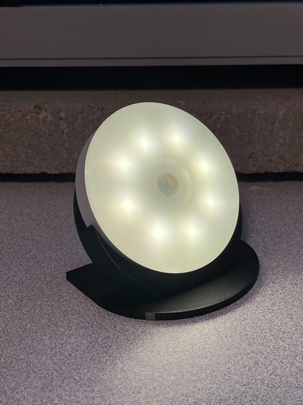 Puck LED Stand for Curved Lithophane