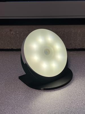 Puck LED Stand for Curved Lithophane