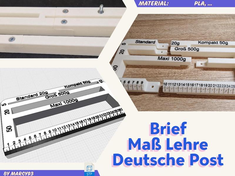 Deutsche Post Letter Gauge