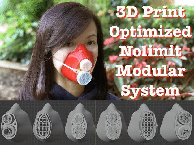 Flexible Mask Rolley [ Universal Modular System ] Covid-19