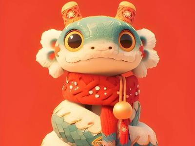 2025 Spring Festival Snake Painting