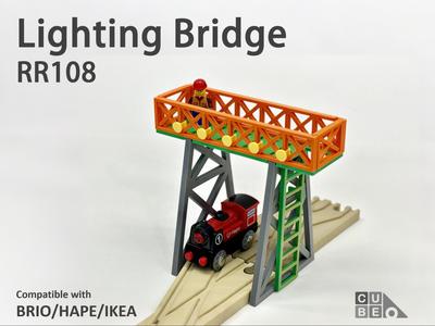 CUBEUNi-Real Rail-Lighting Bridge-IKEA/BRIO