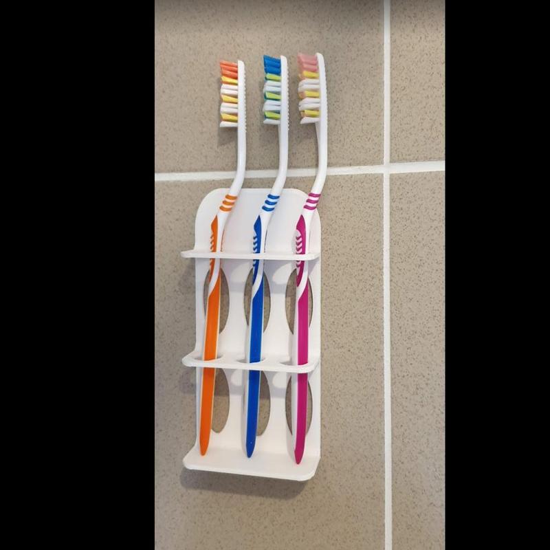 Holders for toothbrushes from 1 to 6 brushes