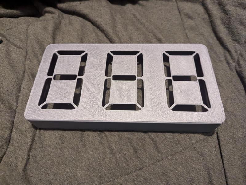 7 Segment 3-Digit Mechanical Counter Body for v3.0