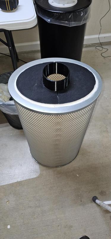 Oval Dust Collector Cannister Adapter for 4in (100mm) Fittings