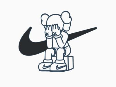 Kaws - Nike 2D plate