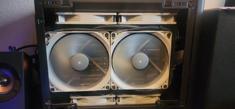 EVGA 3090 Ti FTW3 Ultra Gaming Deshroud 120mm & 140mm Fan Bracket