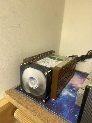 HDD Caddy with fan