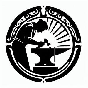 Blacksmith pendant 4 (three colours)