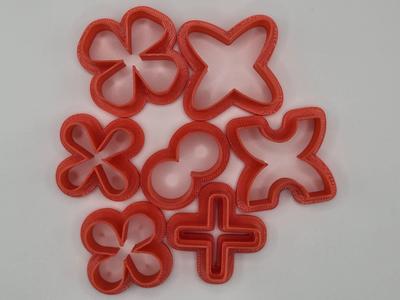 Polymer Clay Cutter Mold Shape Pack 14
