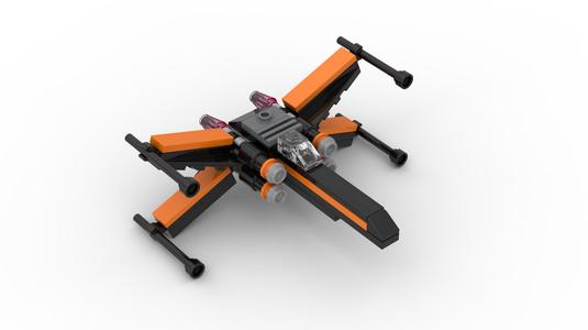 Brick Poe's X-Wing Fighter - Mini polybag