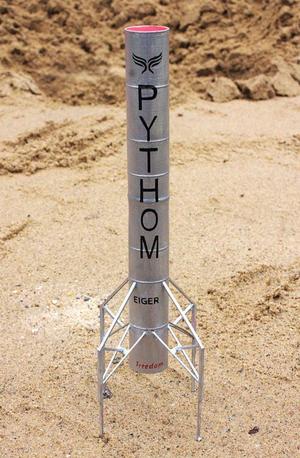 Pythom Eiger Micro-Jump Prototype Rocket Model