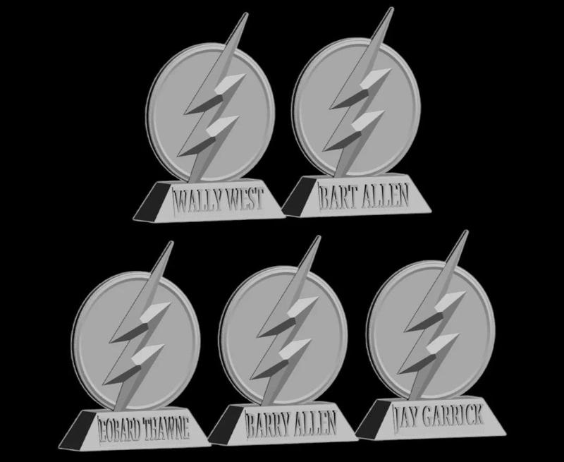 THE FLASH STATUE SET