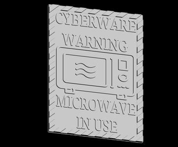 CYBERPUNK CYBERWARE SIGN