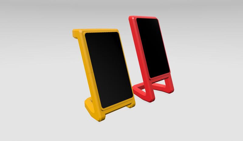 Raspberry Pi portrait 7" screen frame