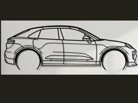 Silhouette Porsche Macan 