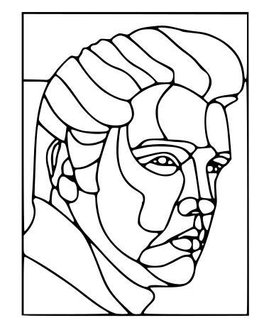 Elvis Presley face wall art