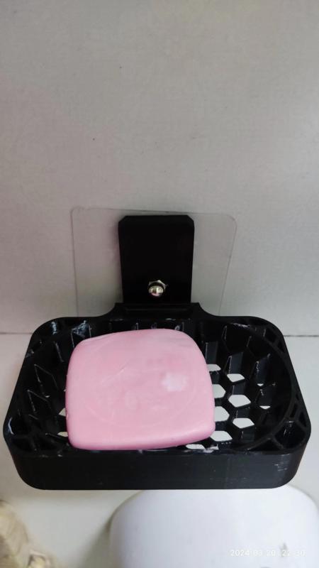 Wall mounted soap box