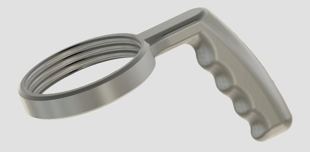 Wide Mason Jar Screw on Handle