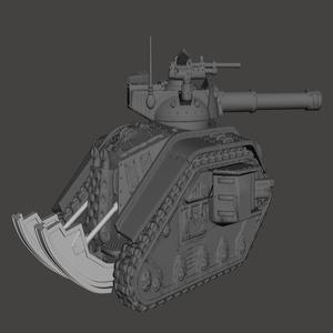 Trench rail guard for The Makers Cult Russ