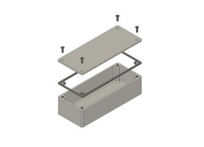 Air tight box  130x50x30mm