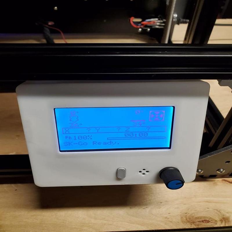 12864 LCD angled mount for the SK-GO