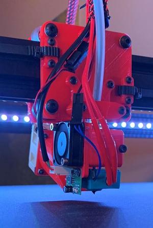 Duet3D IR Probe Mount and Fan Shroud for E3D V6