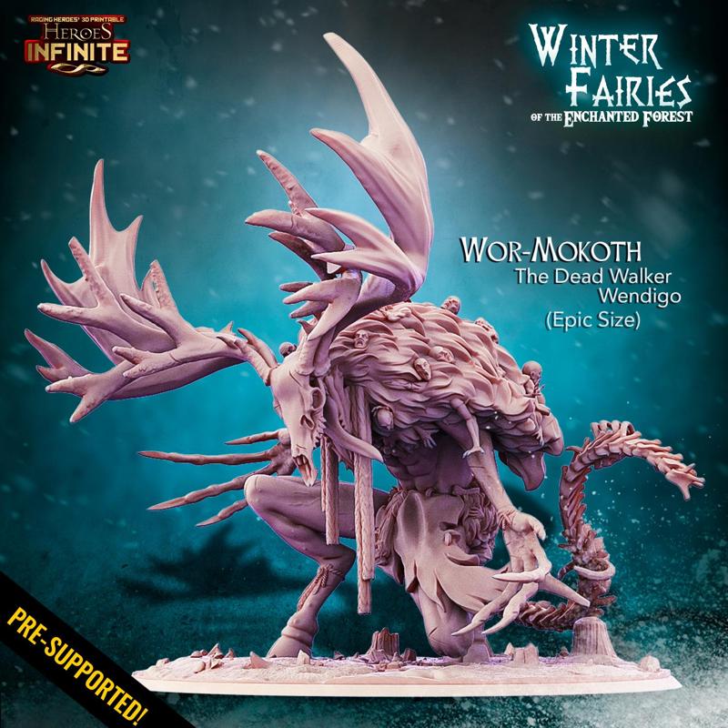 Wor-Mokoth, the Dead Walker Wendigo (Epic Size)